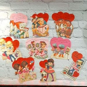 Vintage 1960s-70s Pete Hawley Valentines - Set of 16 Cards & Envelopes